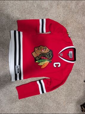 Chicago Blackhawks Red Home Jersey with Captain 'C' #19 Toews